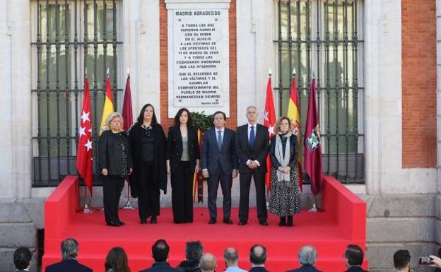 La ciudad de Madrid «unida» recuerda a las víctimas del 11M