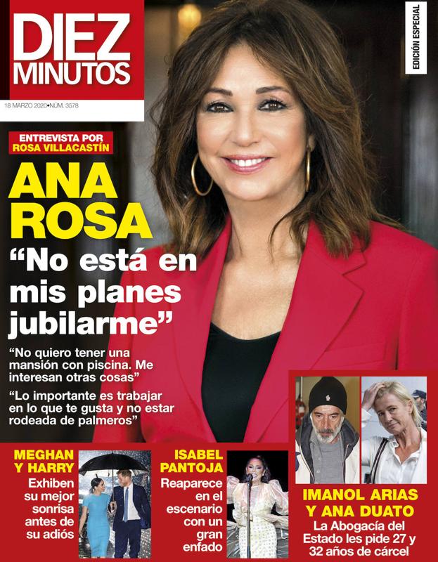 Ana Rosa: «No está en mis planes jubilarme»