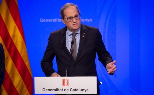 Quim Torra pide el confinamiento de toda Cataluña