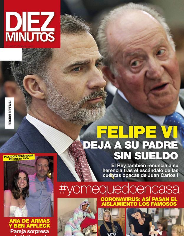 Felipe VI deja sin sueldo a su padre