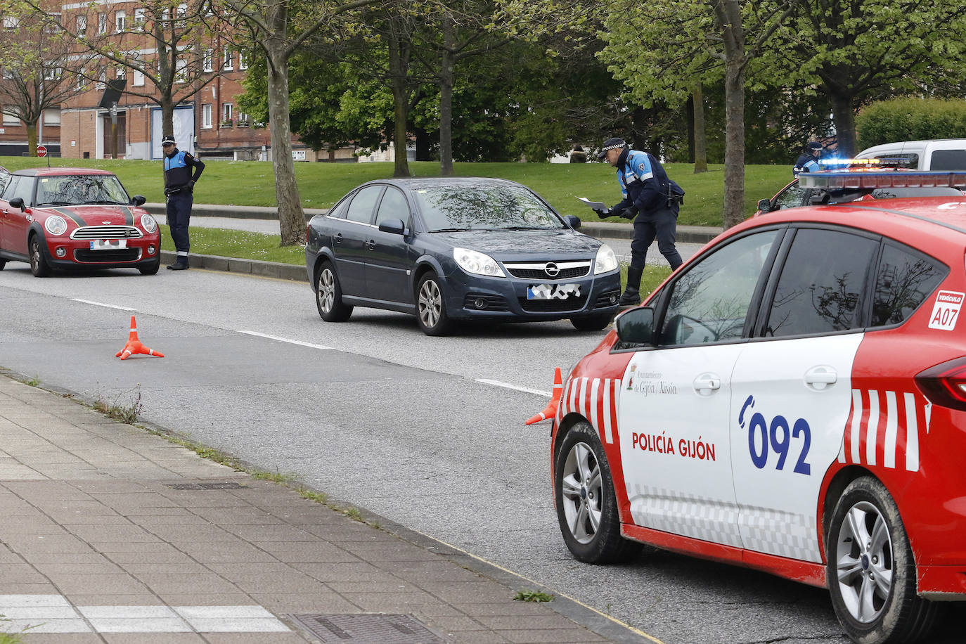 Las sanciones en Gijón se reducen
