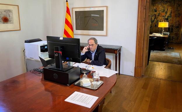 Torra reclama al Gobierno levantar el confinamiento específico de Igualada