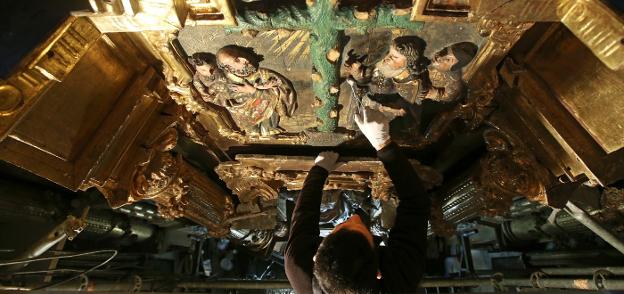 La crisis retrasa la restauración de la capilla de los Vigiles y las girolas de la Catedral