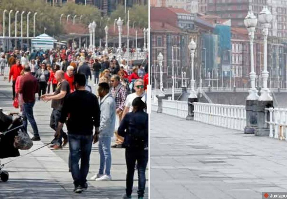 Asturias hace un año y ahora