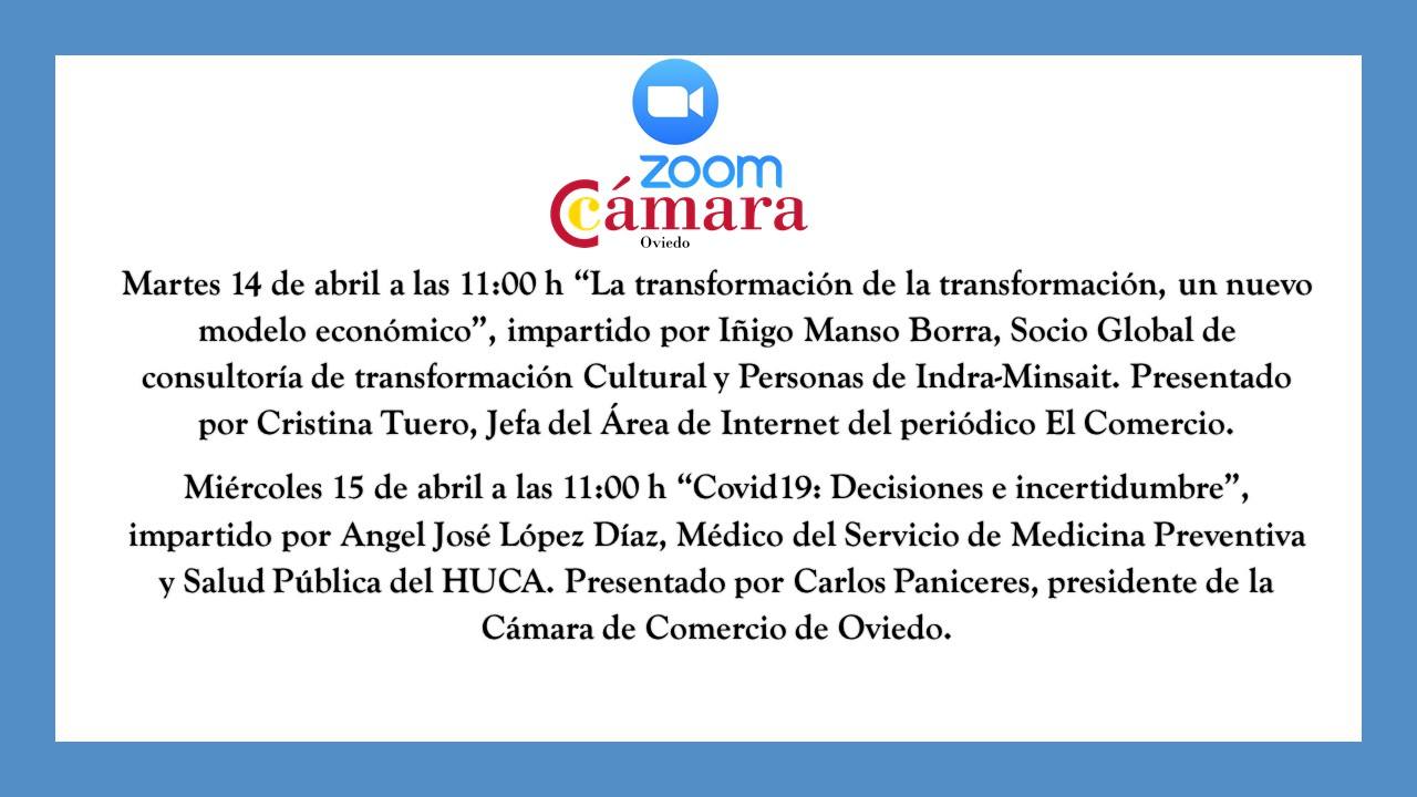La economía digital y el COVID-19 a debate en la Cámara de Comercio de Oviedo