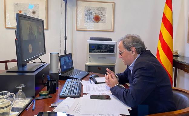 Torra defiende votar en contra de la prórroga del estado de alarma