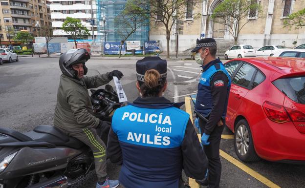 Toda la plantilla de la Policía Local de Avilés da negativo en el test de coronavirus