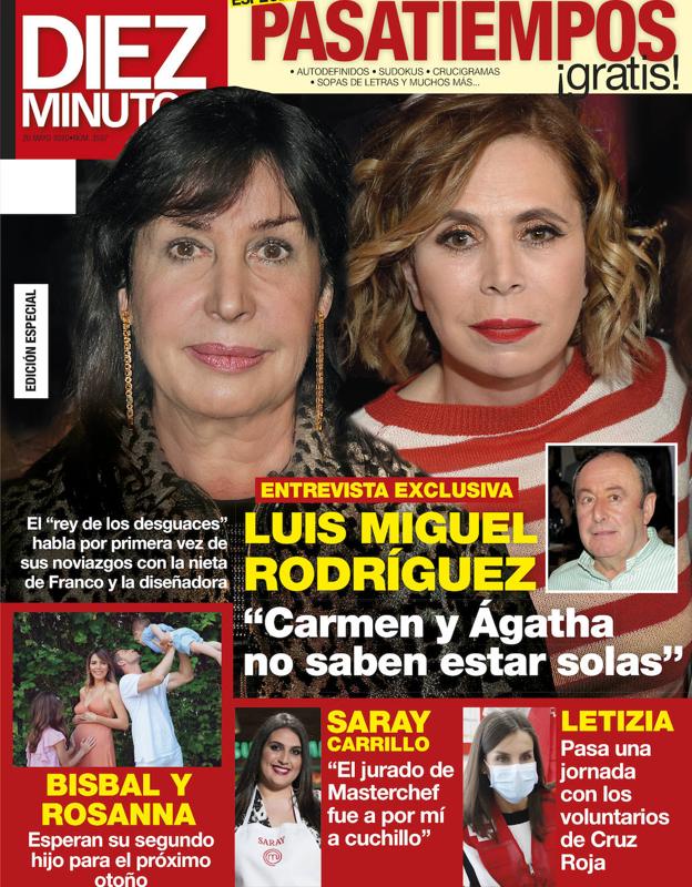 Luis Miguel Rodríguez: «Carmen y Ágatha no saben estar solas»