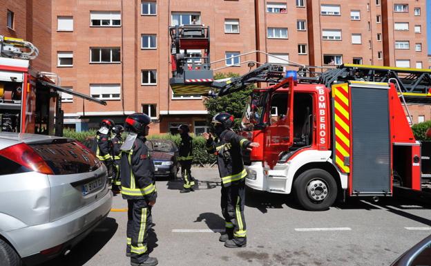 Alarma por un incendio en un piso de Nuevo Gijón