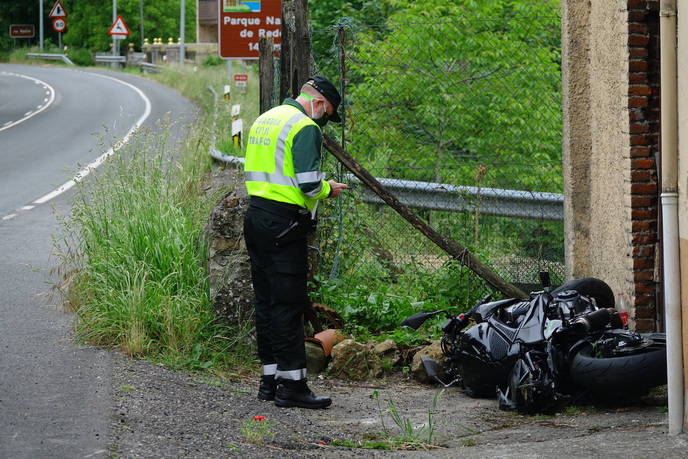 Fallece un motorista en un accidente de tráfico en Infiesto