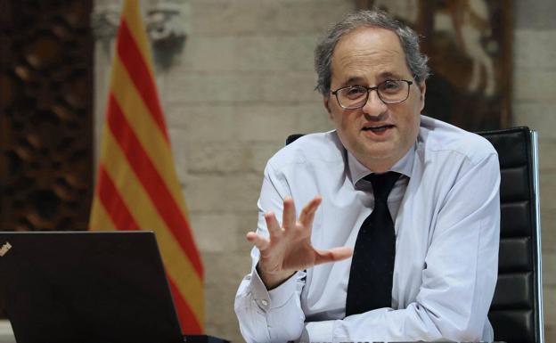 Torra vuelve a exigir la autodeterminación a Sánchez