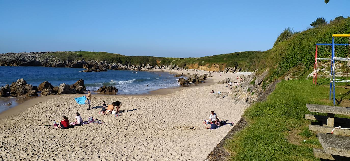 Las imágenes más bellas de las playas asturianas durante la desescalada