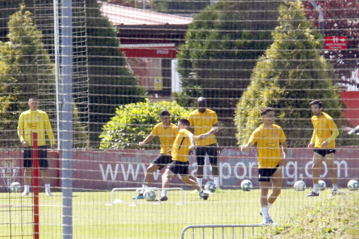 Entrenamiento del Sporting (5-06-20)