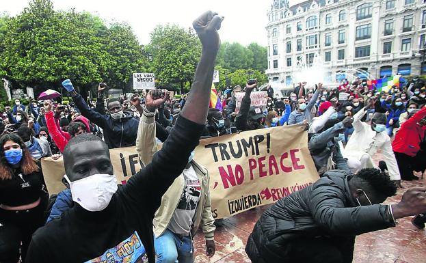 Oviedo se suma a las protestas contra el racismo