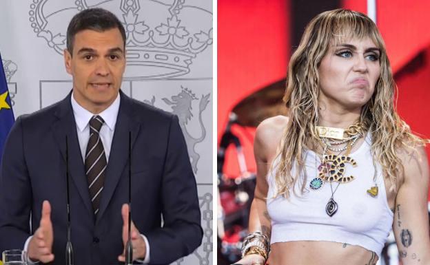 La respuesta de Pedro Sánchez a la petición de Miley Cyrus ante la pandemia de coronavirus