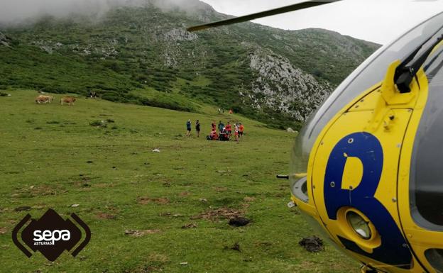 Herido un montañero de 19 años en el Picu Pienzu