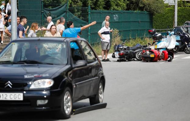 Detenido por conducir borracho y provocar tres accidentes