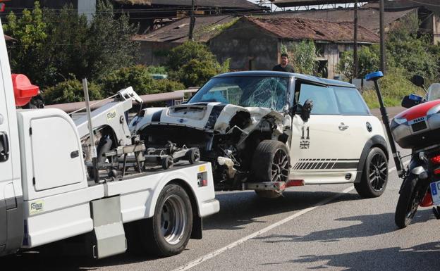 Triple colisión en Gijón con un camión de combustible implicado