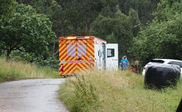Fallece en Cancienes un trabajador de una empresa maderera aplastado por una piedra de dos toneladas