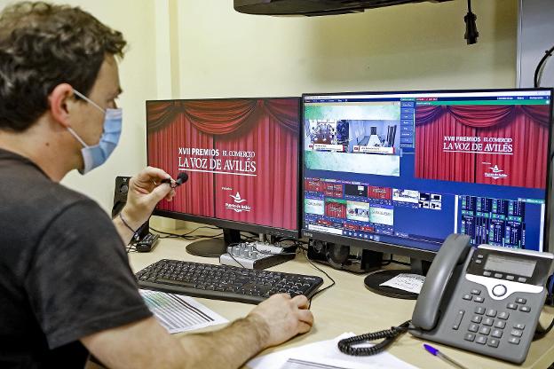 Una gala telemática en un escenario virtual y con videoconferencias