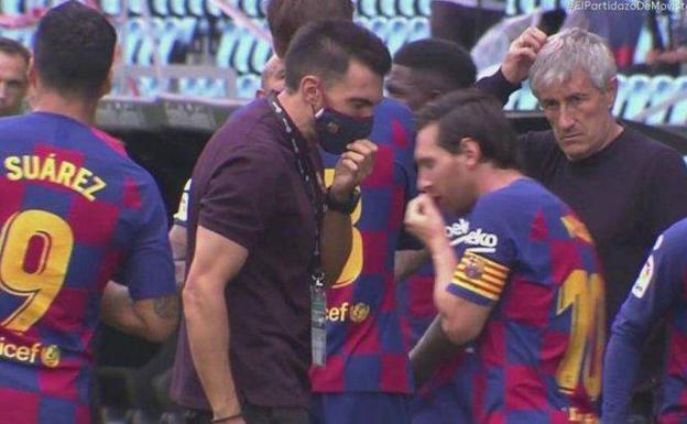 El doble desplante de Messi con el segundo entrenador