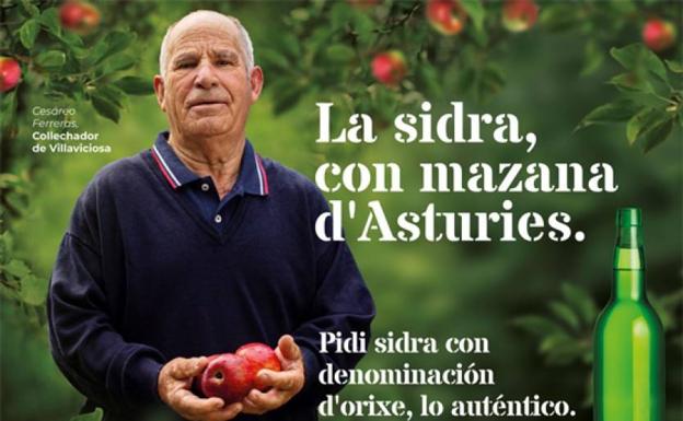 La sidra DOP promociónase n'asturianu