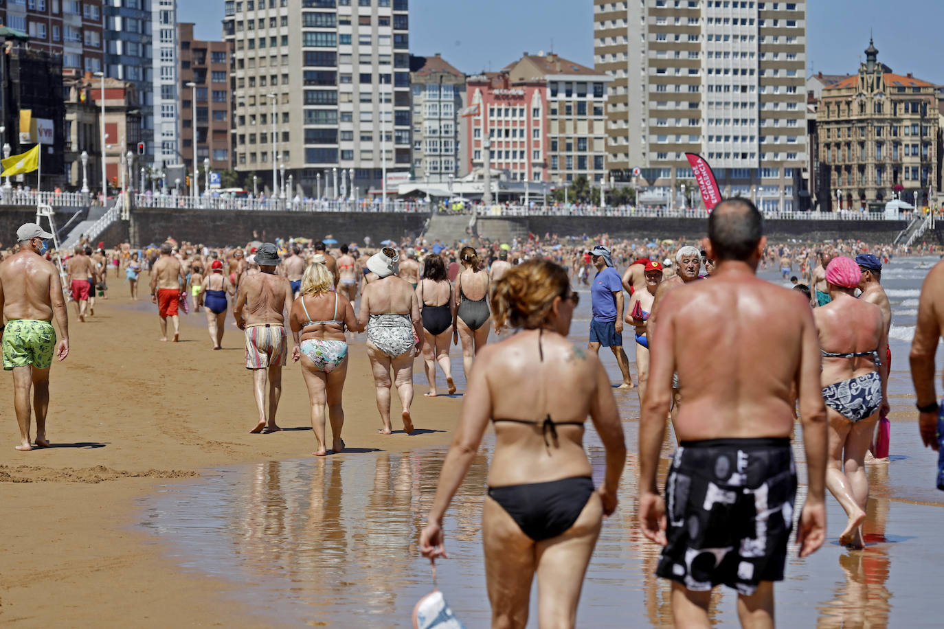 San Lorenzo vuelve a atraer a los bañistas