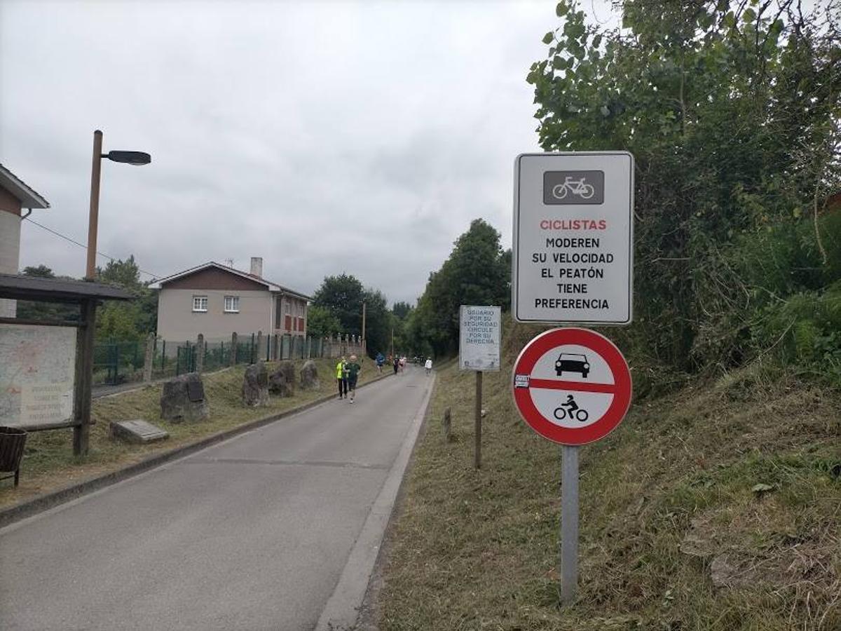 Ruta por la antigua línea de tren entre Oviedo, Fuso de la Reina y Trubia