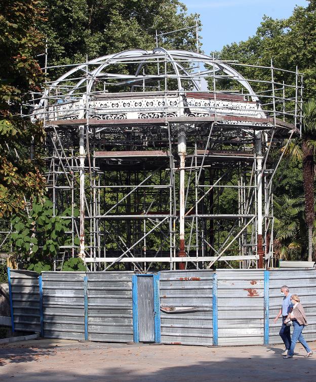 Buscan una «nueva vía» para rehabilitar de una vez por todas el kiosco del Bombé