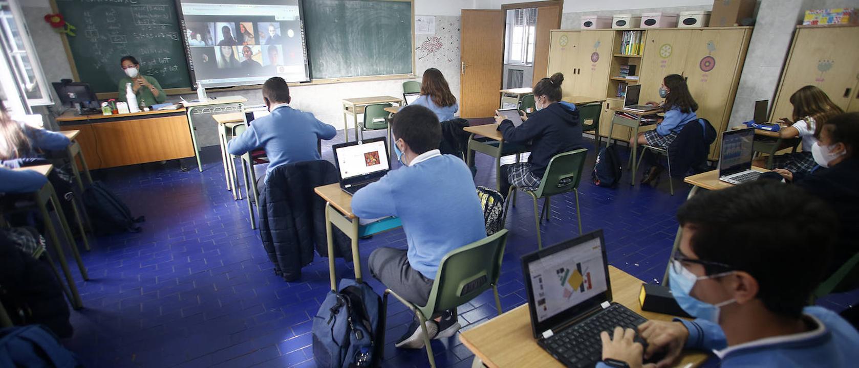 Asturias se enfrentó a una enseñanza 'online' para la que no estaba preparada