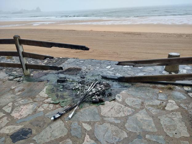 Destrozan mobiliario en La Espasa