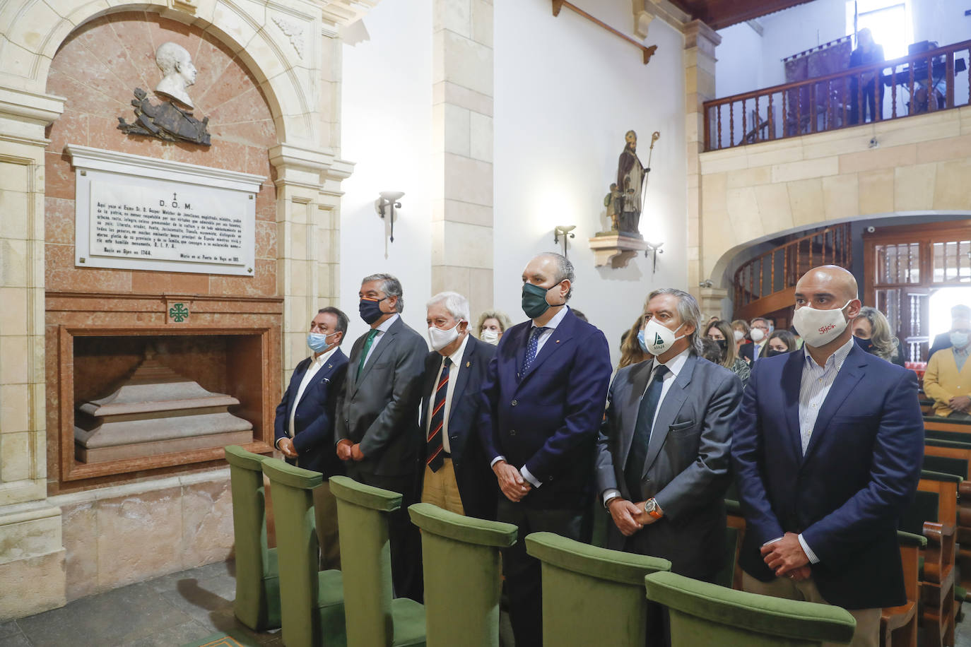 Homenaje a Jovellanos en Gijón