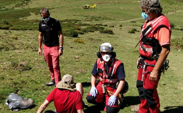 Delia Losa: «Hay mucha gente que va en chanclas a la montaña y eso no puede ser»