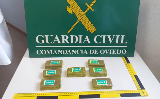 Eluden un control en Morcín porque iban con pastillas de hachís