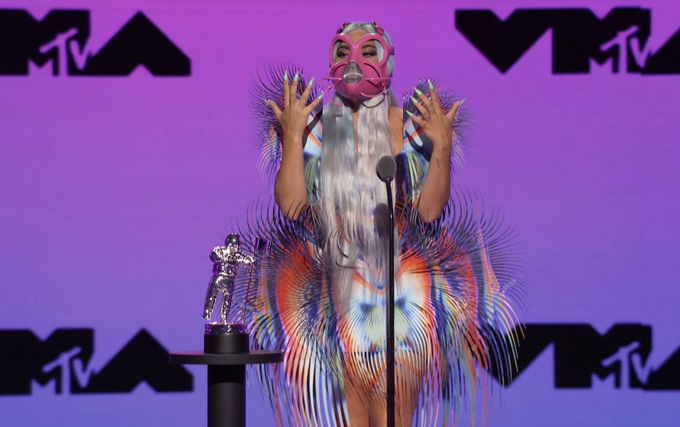 Lady Gaga y sus sorprendentes mascarillas protagonizan los Premios MTV 2020