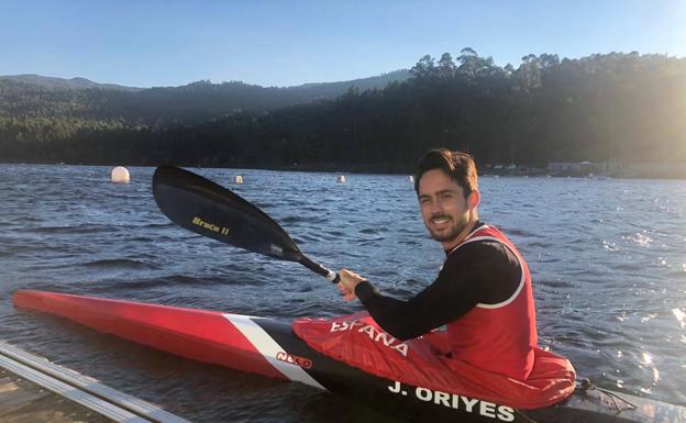 Juan Oriyés, a la Copa del Mundo de Piragüismo