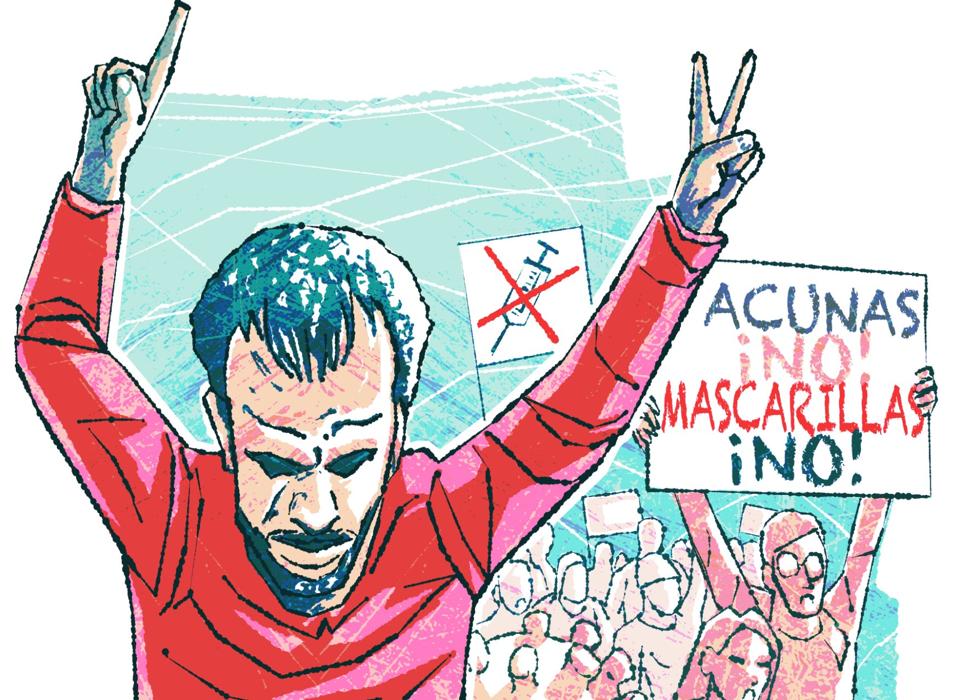 Los polémicos líderes antimascarillas