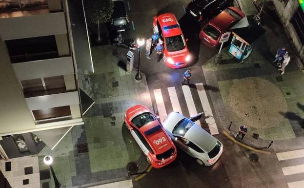 La Policía Local de Gijón, involucrada en un accidente