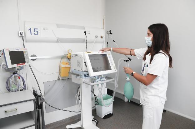 Cabueñes afronta la segunda ola de la pandemia con 110 respiradores, un 80% más que en marzo