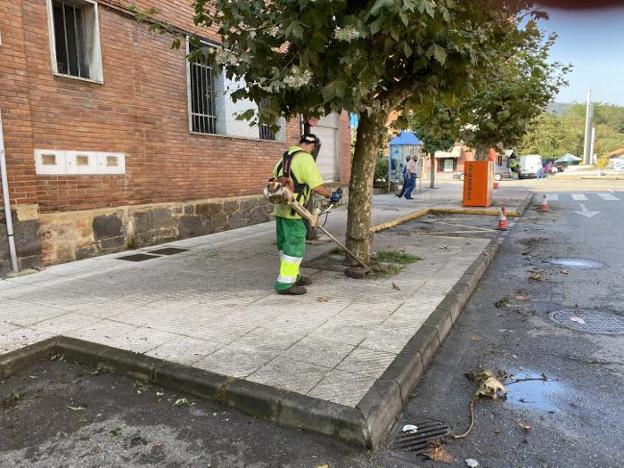 Comienza en Blimea el plan integral de limpieza