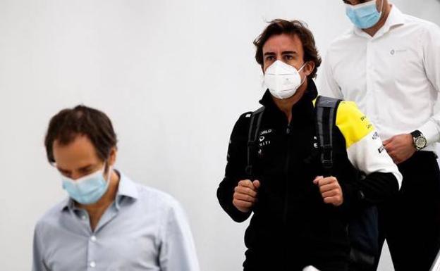 Fernando Alonso, en su vuelta a Renault: «Conozco cada rincón de este sitio, cada pasillo, cada puerta...»