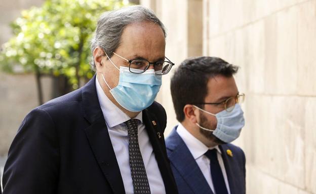 La Generalitat trabaja ya en el relevo de Torra ante su eventual inhabilitación