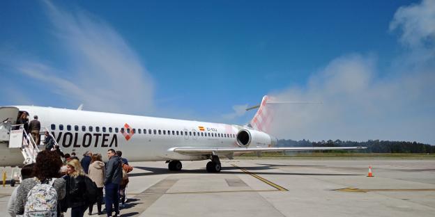 Volotea recibirá 3,1 millones por unir todo el año Asturias con Andalucía y Valencia