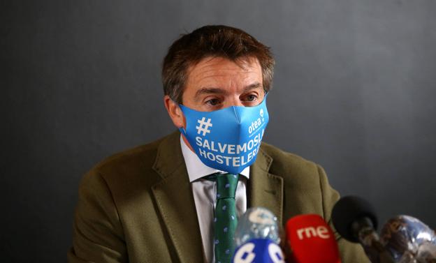 Almeida: «Mi candidatura viene cargada de responsabilidad en un momento crítico en la hostelería donde no valen los experimentos»