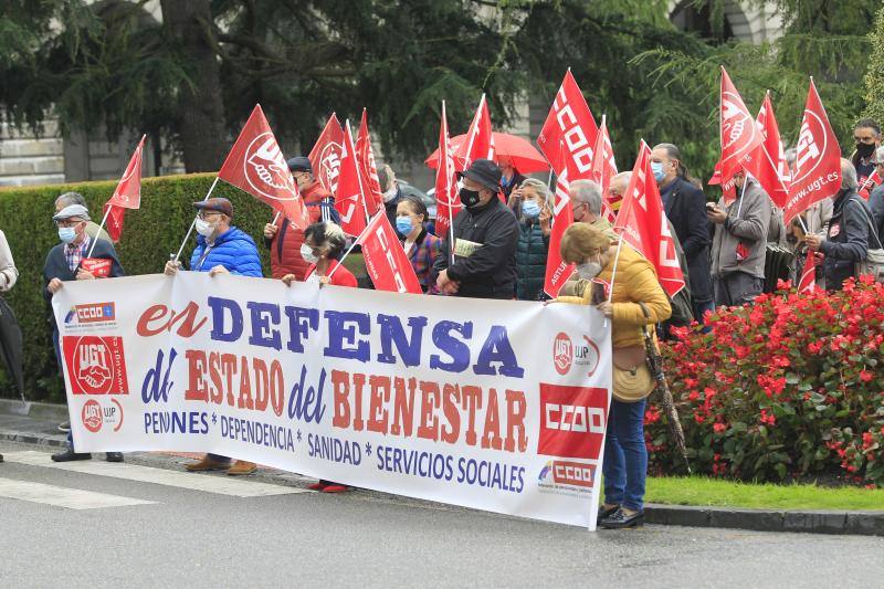 Los pensionistas asturianos exigen «más leyes» para proteger a los mayores