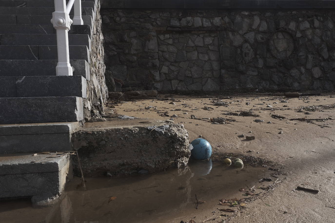 Los estragos del paso de 'Álex' por Asturias