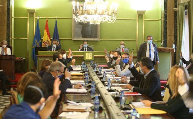 El pleno de Oviedo aprueba las ordenanzas fiscales con los votos de PP y Ciudadanos