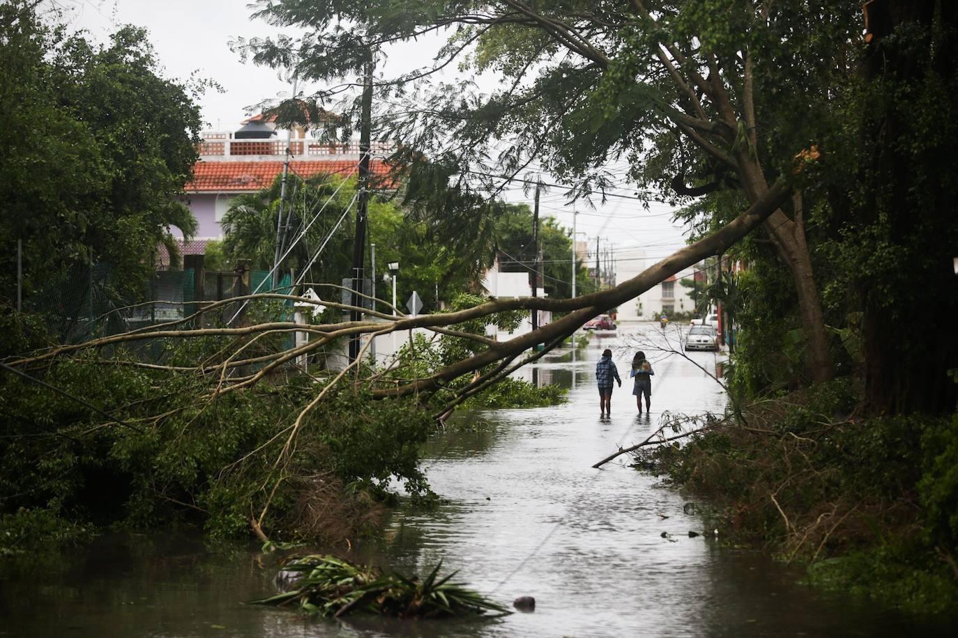 Los destrozos del huracán Delta