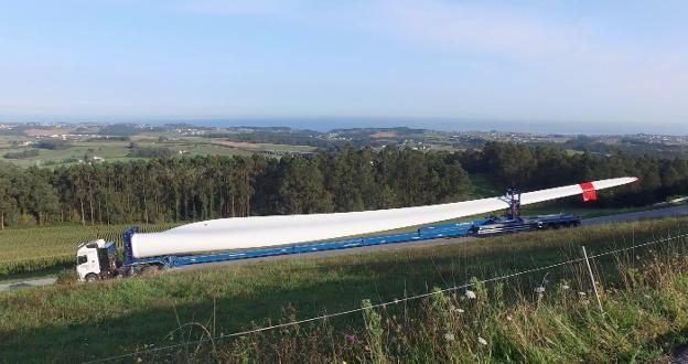 Iberdrola inicia en Asturias la obra «más compleja» de un parque eólico en España