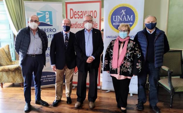 El doctor Ramón Estruch y el piragüista olímpico Saúl Craviotto, Premios HDL Colesterol Bueno 2020